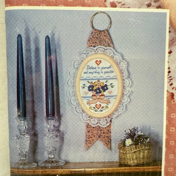 Vintage Believe In Yourself Counted Cross Stitch Kit - New Vintage Kit/Sealed - Picture 4 of 6